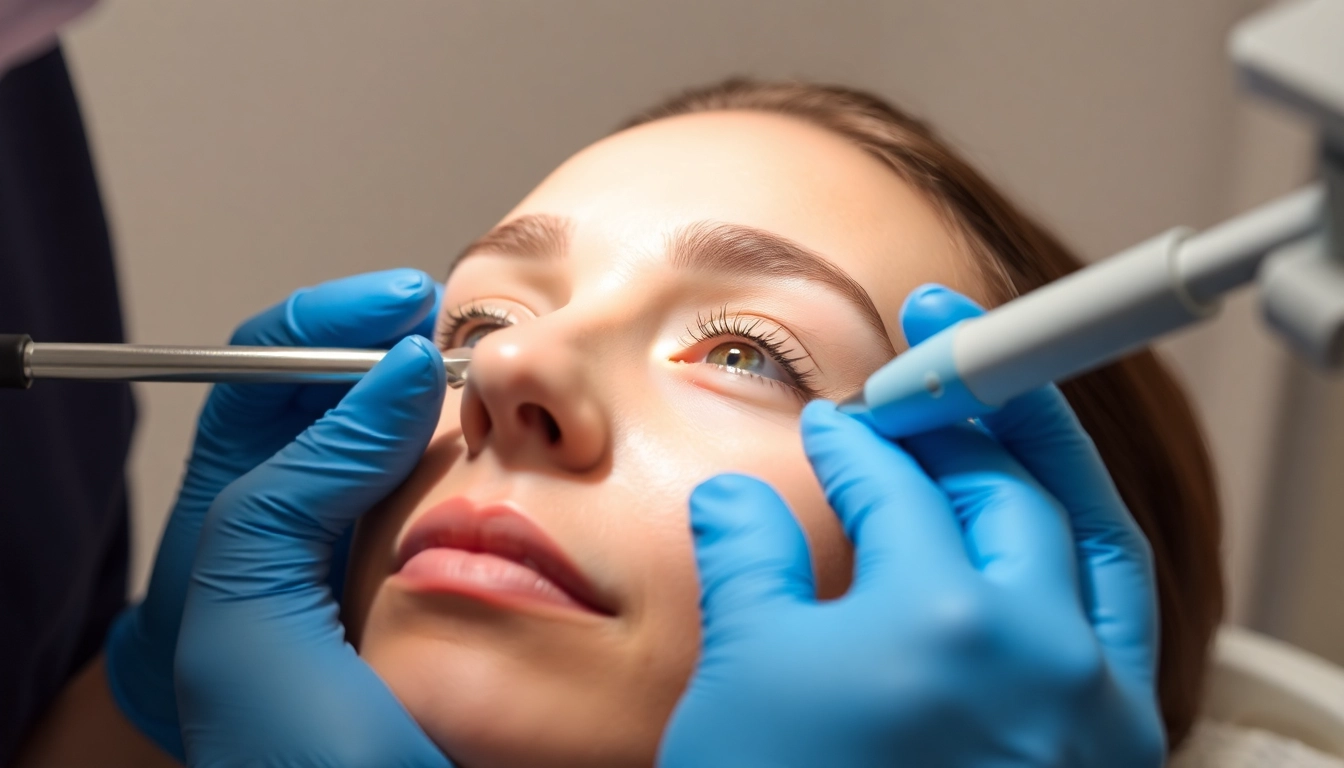 Oberlidstraffung Zürich: Skilled surgical procedure restoring youthful, alert eye appearance for a natural look.