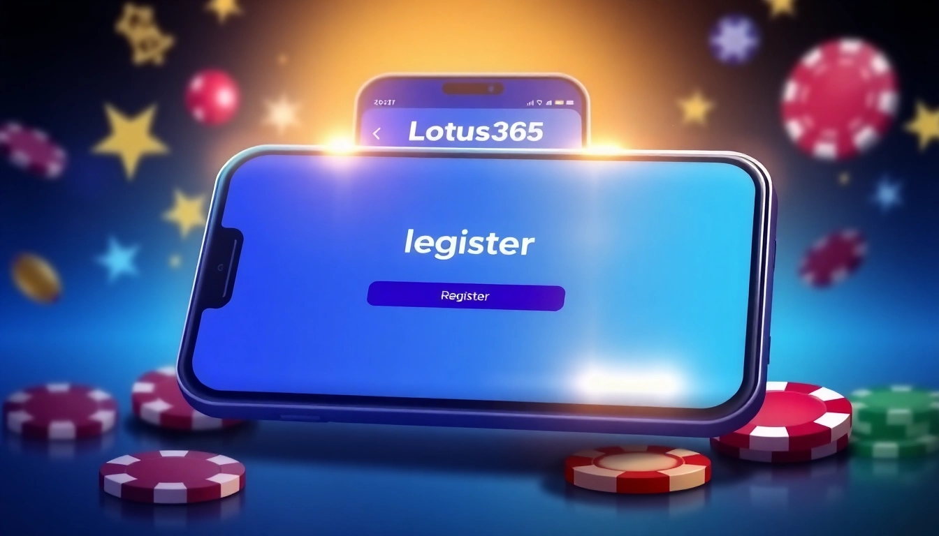 Guide to Lotus365 Register with a user-friendly registration page on a mobile device, highlighting secure login and quick signup features for new users.