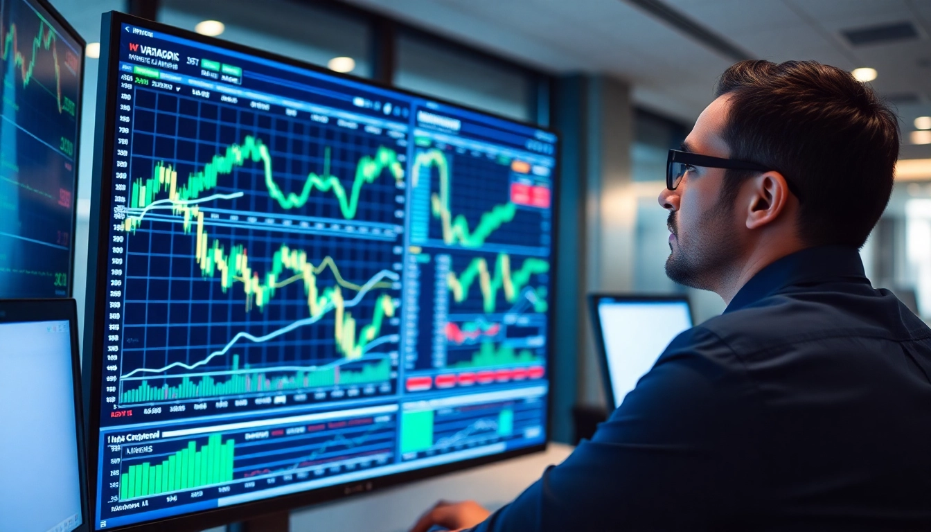 Trading view platform with detailed charts and data analysis for traders and investors